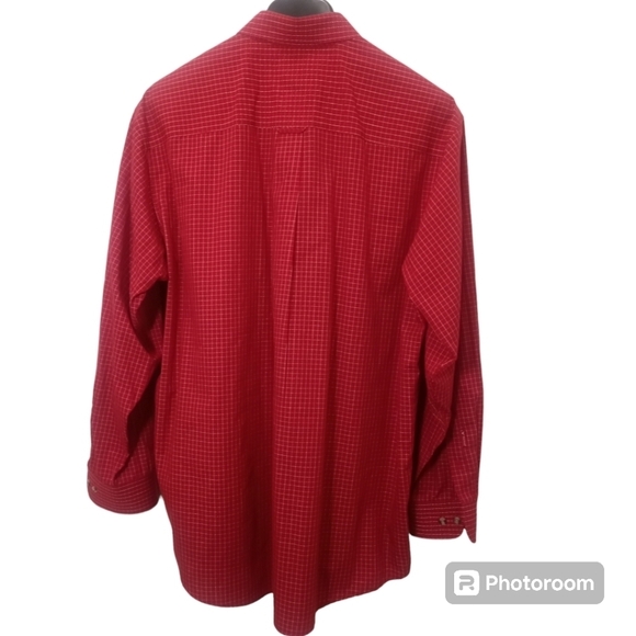 Antigua North Carolina State Windowpane Plaid Button Down Shirt Size XL - Picture 14 of 15